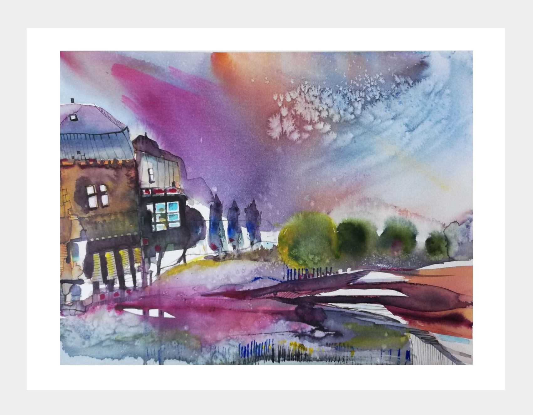 kuckheim-rahm Aquarell Bild