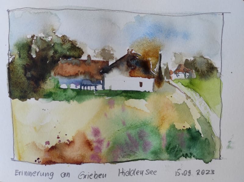 Aquarellskizze