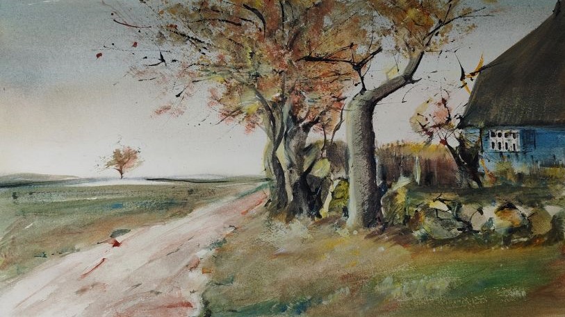 Aquarell Landschaft