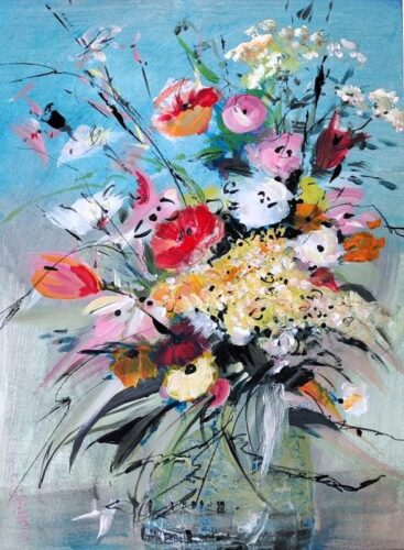 Acryl Blumen