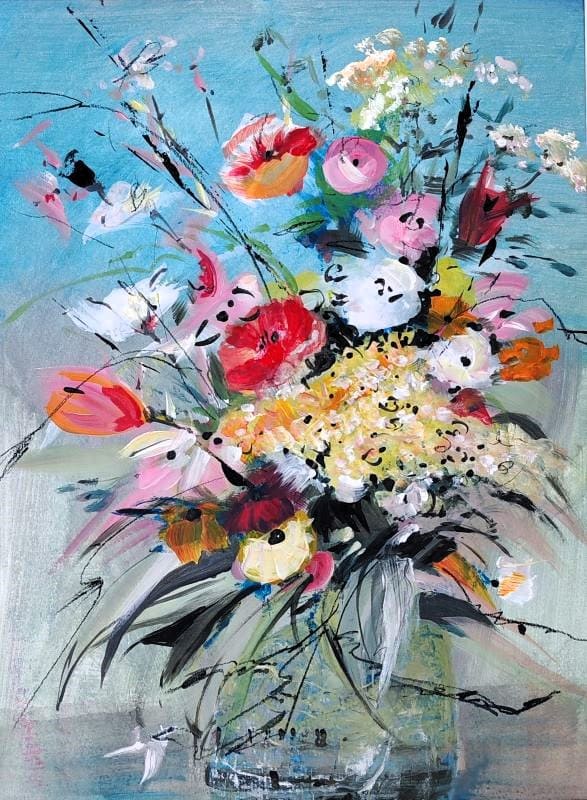 Acryl Blumen